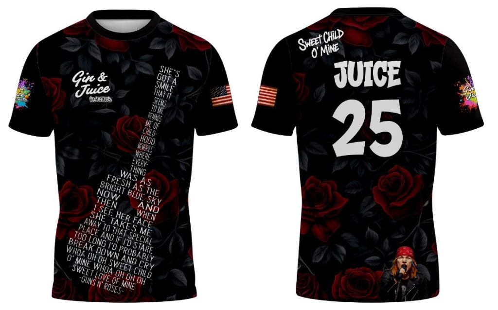 SWEET CHILD O MINE Official Away Jersey